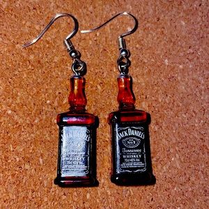 Jack Daniels earrings